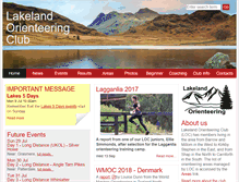 Tablet Screenshot of lakeland-orienteering.org.uk